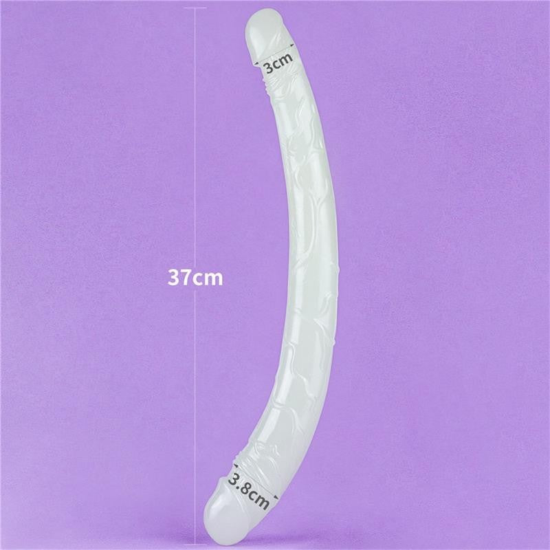Dildo Doppio 37 cm Fluorescente Lumino