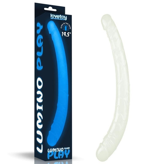 Dildo Doppio 37 cm Fluorescente Lumino