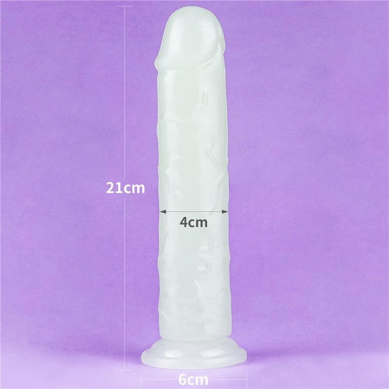 Dildo Fluorescente 21 cm Lumino