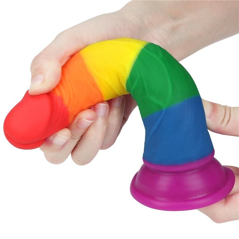 Dildo Pride Edition 19 cm Silicone Liquido 7