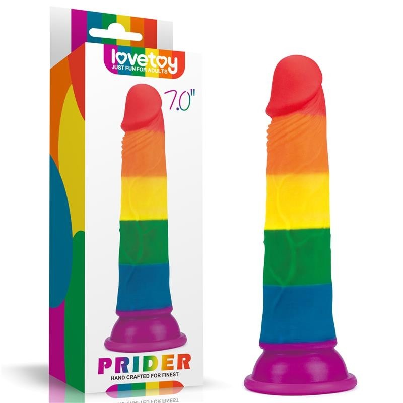 Dildo Pride Edition 19 cm Silicone Liquido 7
