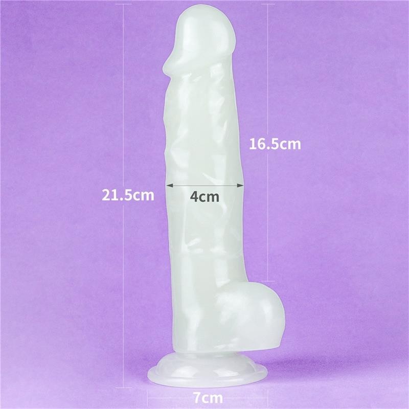 Dildo Fluorescente 21 cm Lumino