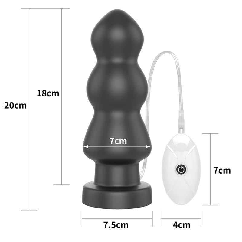 Plug Vibrante Maxi 20 cm King Size 7.8