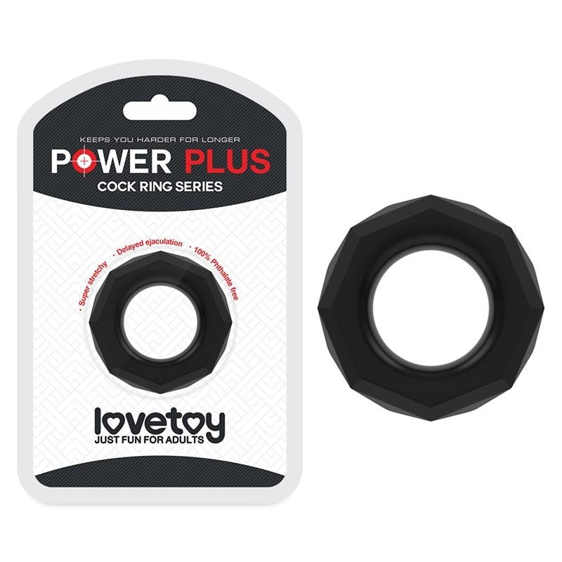 Cock Ring Power Plus Nero