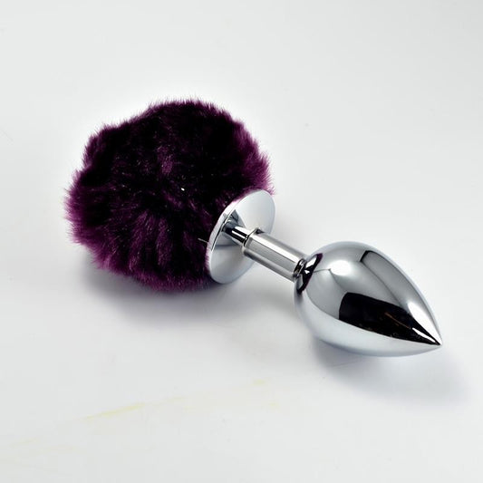 Coda Anale Pompon Viola S