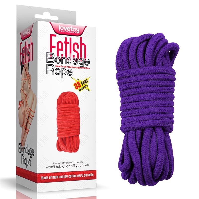 Corda Bondage 10 mt Cotone Viola