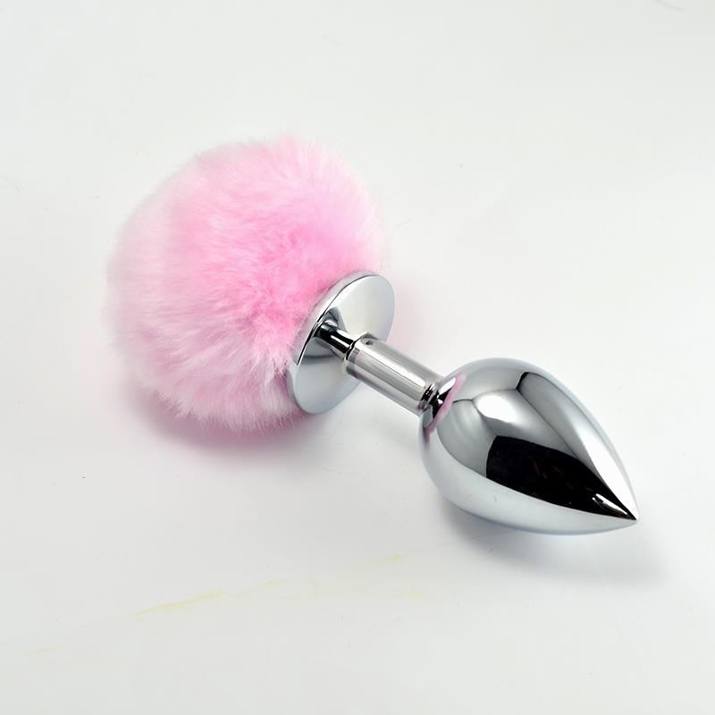 Coda Anale PomPon Rosa S