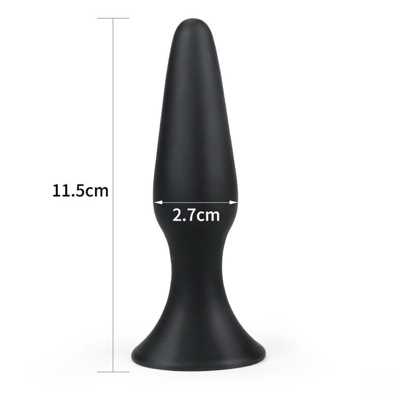 Plug Anale 11 cm Lure Nero S