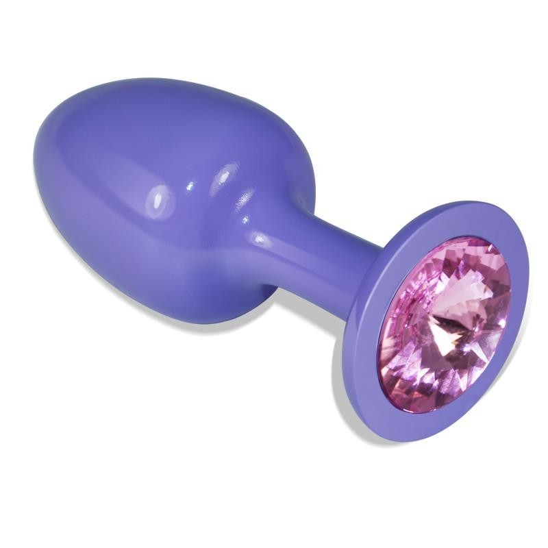 Gioiello Anale Viola Brillante Rosa