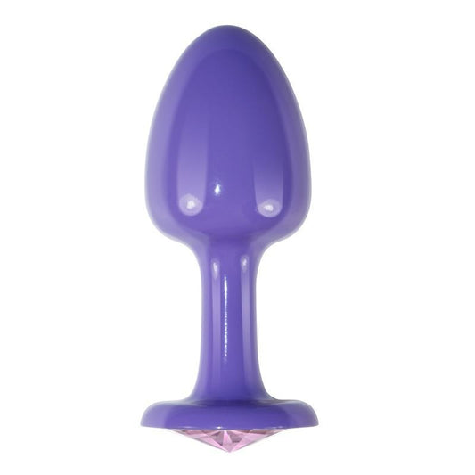 Gioiello Anale Viola Brillante Rosa
