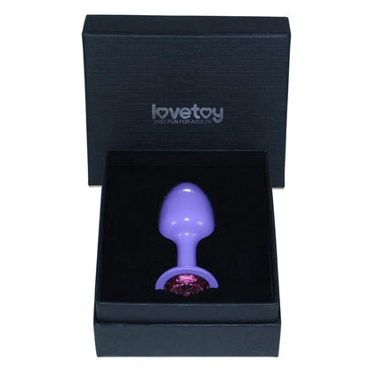 Gioiello Anale Viola Brillante Rosa