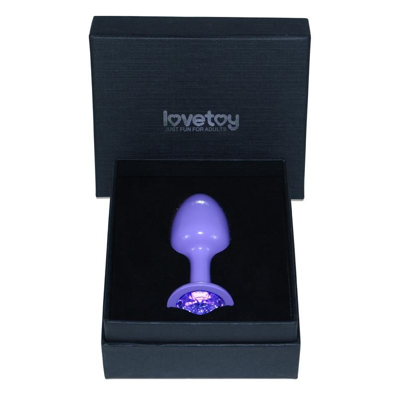 Gioiello Anale Viola Brillante Blu