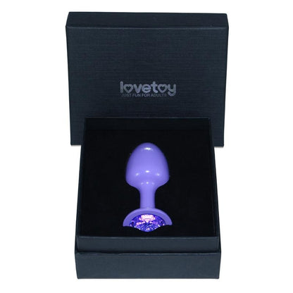 Gioiello Anale Viola Brillante Blu