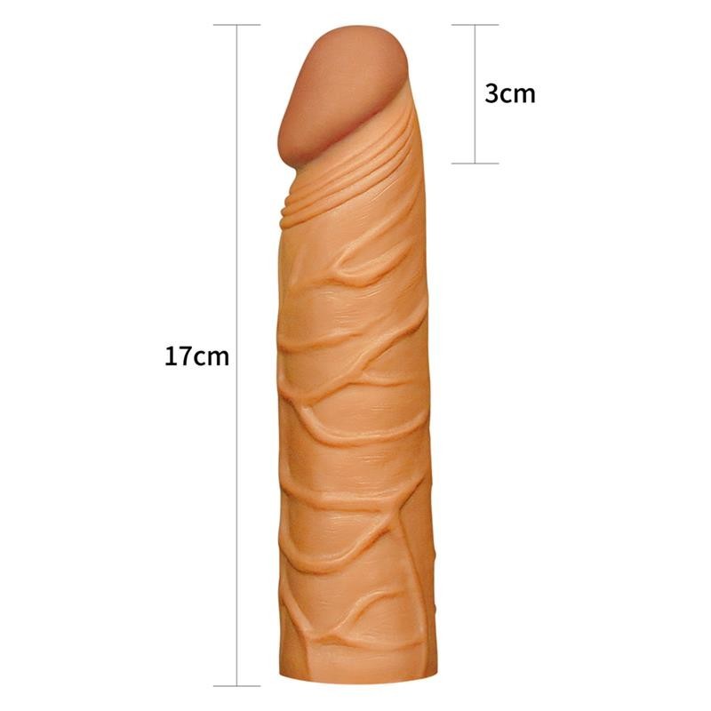 Prolunga Fallica + 3 cm Pleasure Brown