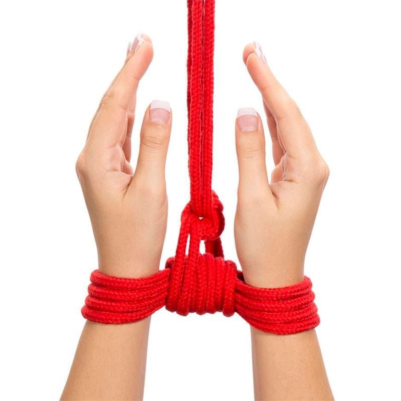 Corda Bondage 10 mt Cotone Rossa