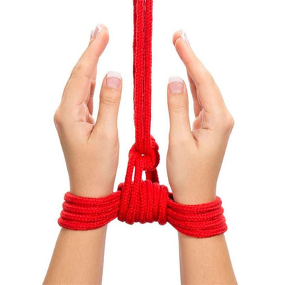 Corda Bondage 10 mt Cotone Rossa