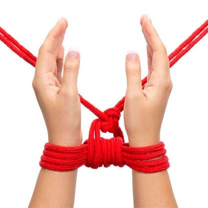 Corda Bondage 10 mt Cotone Rossa