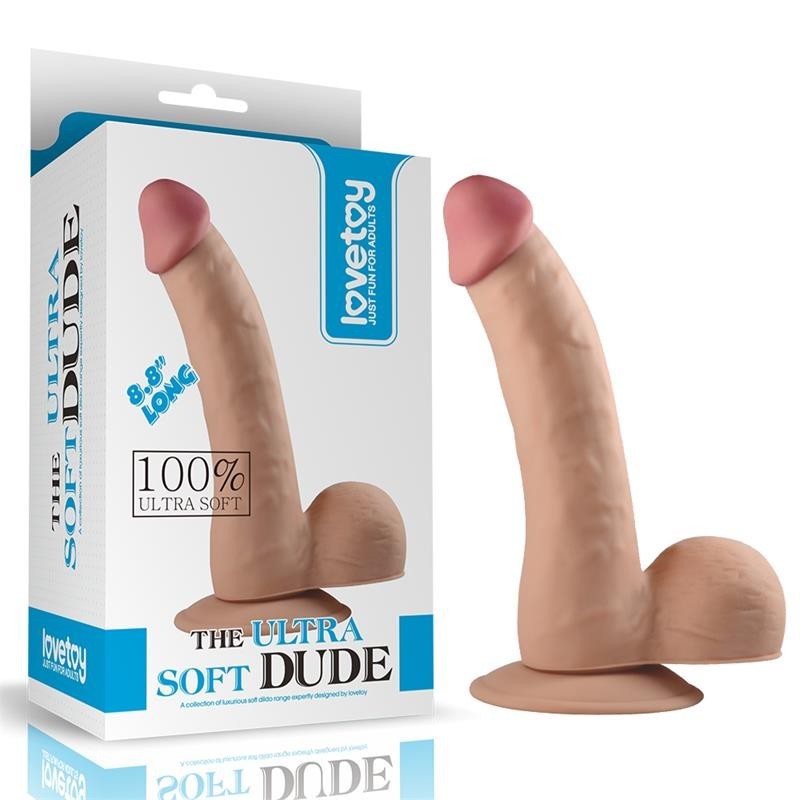 Dildo Realistico 20 Cm Ultra Soft Dude 8,8