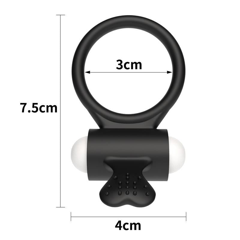 Anello Vibrante Silicone Heart
