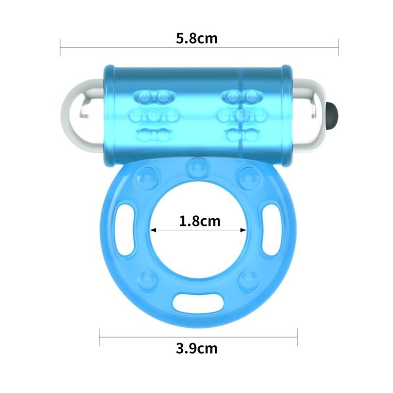 Anello Vibrante Lumino Blu