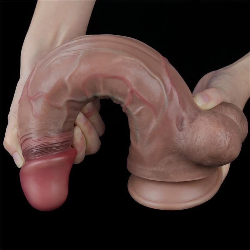 Dildo Maxi 29 cm Silicone Platinum Brown