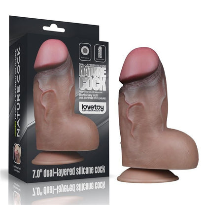 Dildo Maxi Largo 18 cm Silicone Platinum