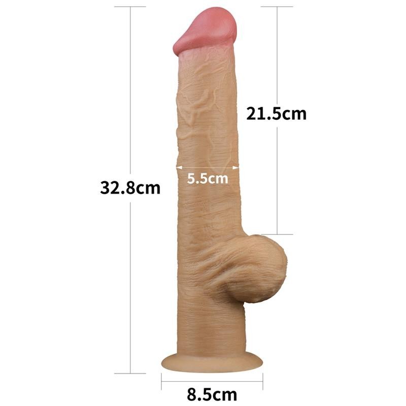 Dildo Gigante 32 cm Silicone Platinum 12,5