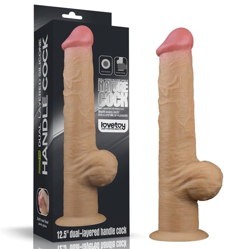 Dildo Gigante 32 cm Silicone Platinum 12,5