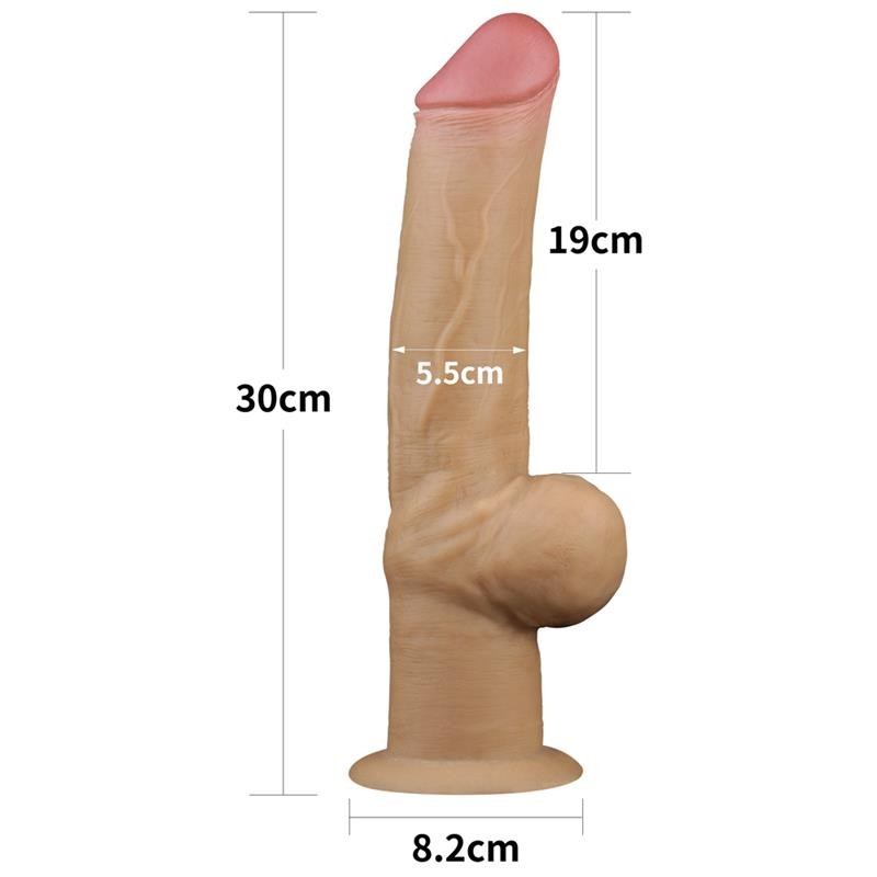 Dildo Gigante 30 cm Silicone Platinum 12