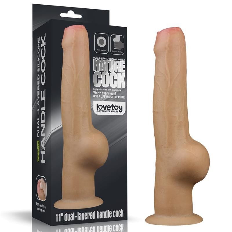 Dildo Maxi 27 cm Silicone Platinum