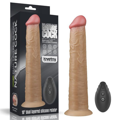 Vibratore Rotante Wireless 25 cm Silicone Platinum