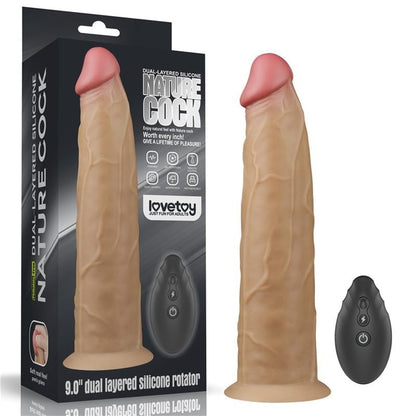 Vibratore Rotante Wireless 22 cm Silicone Platinum