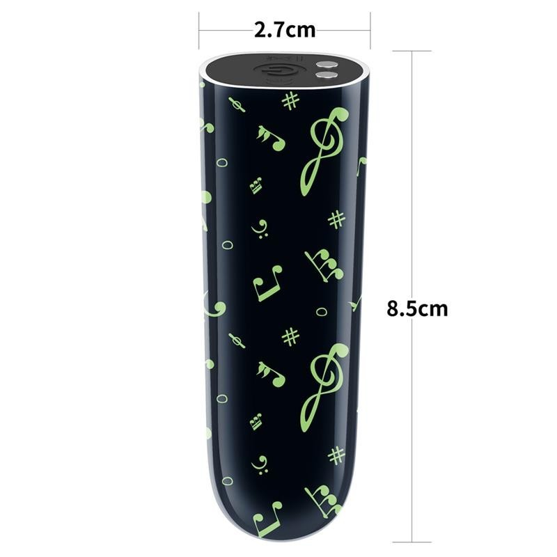 Mini Vibratore 8 cm Usb Glow