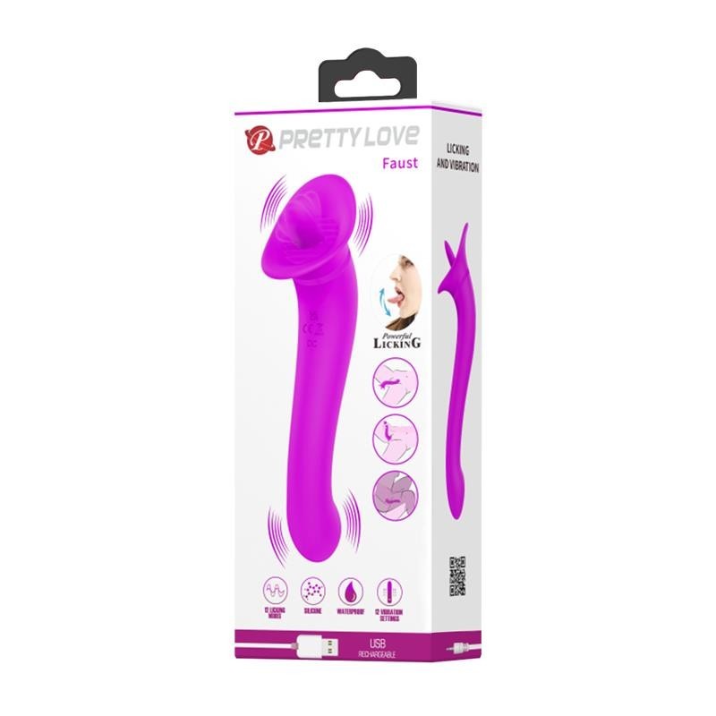 Lingua Vibrante e Vibratore 21 cm Faust