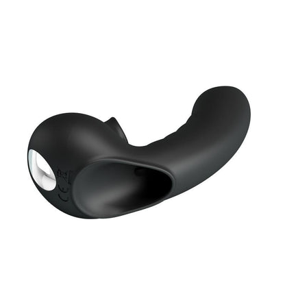 Vibratore da Dito con Lingua Vibrante