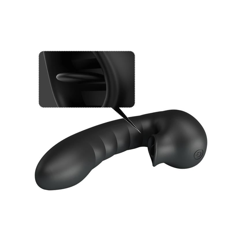 Vibratore da Dito con Lingua Vibrante