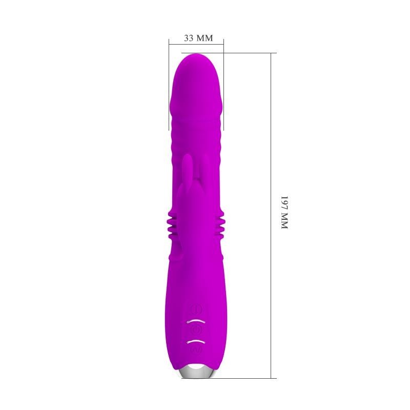Vibratore Rabbit Telescopico 19 cm Dorothy