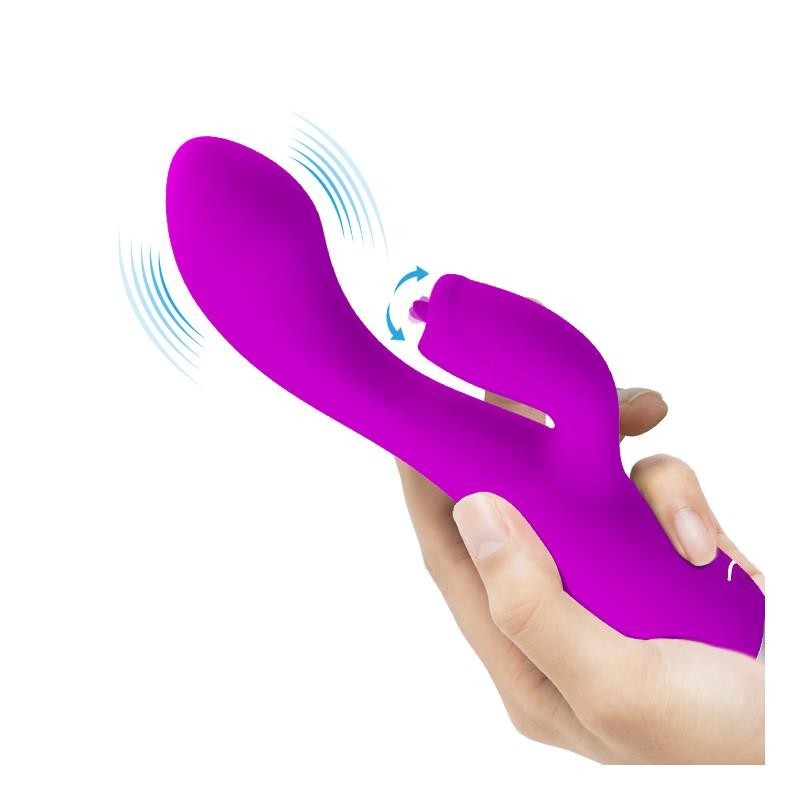 Vibratore con Lingua Vibrante 19 cm Gloria