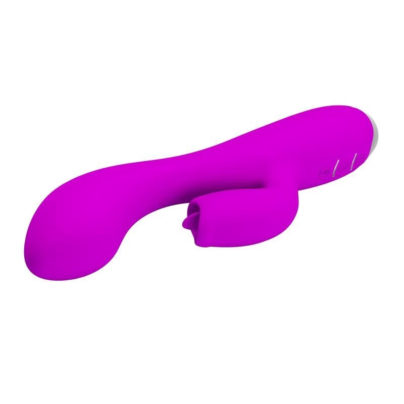 Vibratore con Lingua Vibrante 19 cm Gloria