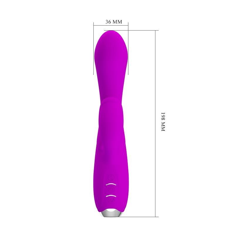 Vibratore con Lingua Vibrante 19 cm Gloria