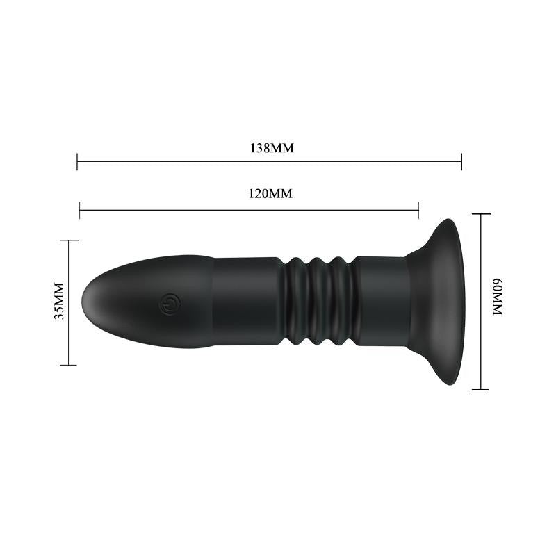 Plug Anale Telescopico Wireless 13 cm Usb Jinger