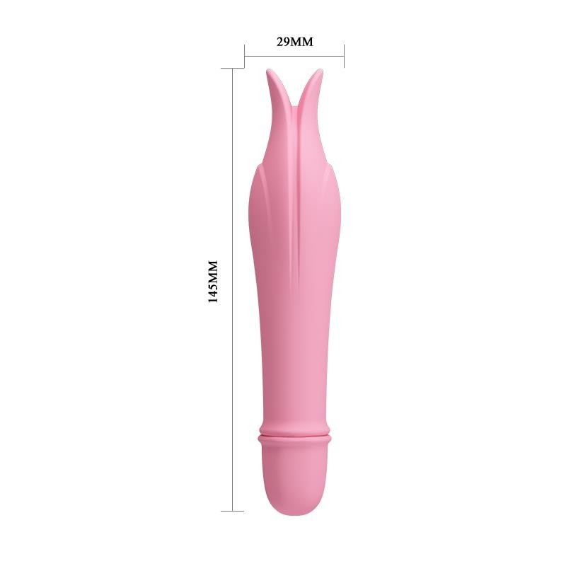 Stimolatore Clitoride 14 cm Edward Rosa