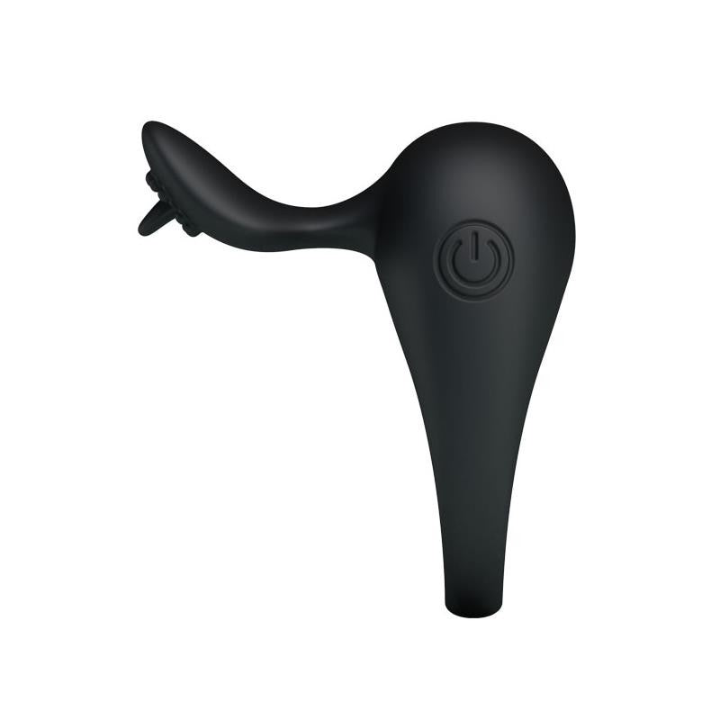 Anello Vibrante Silicone Tonguo Nero