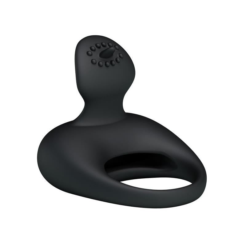 Anello Vibrante Silicone Tonguo Nero