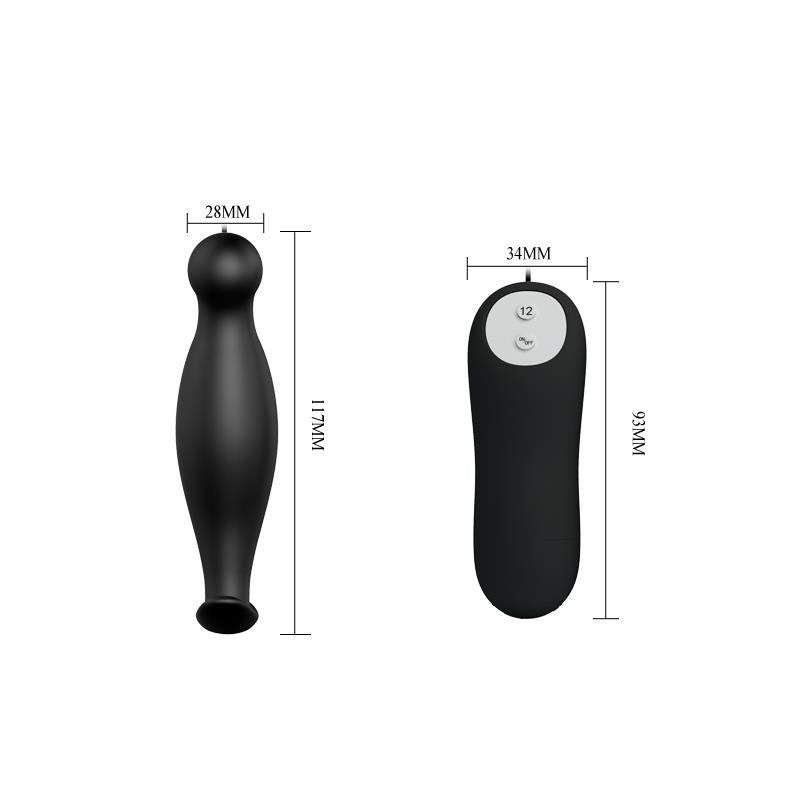Plug Anale Vibrante 11 cm Stimulation