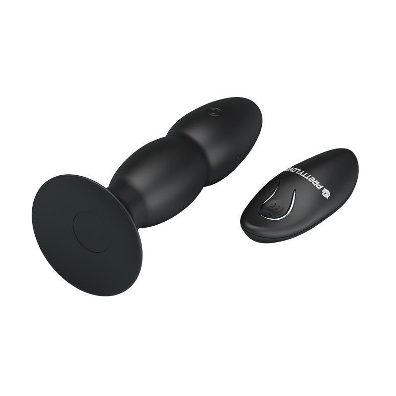 Plug Anale Vibrante e Rotante Wireless 13 cm Usb