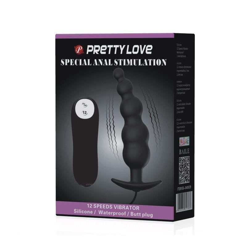 Plug Anale Vibrante 11 cm Bubbles