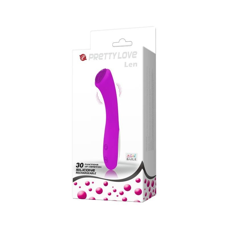 Vibratore Punto G e Clitoride 16 cm Len