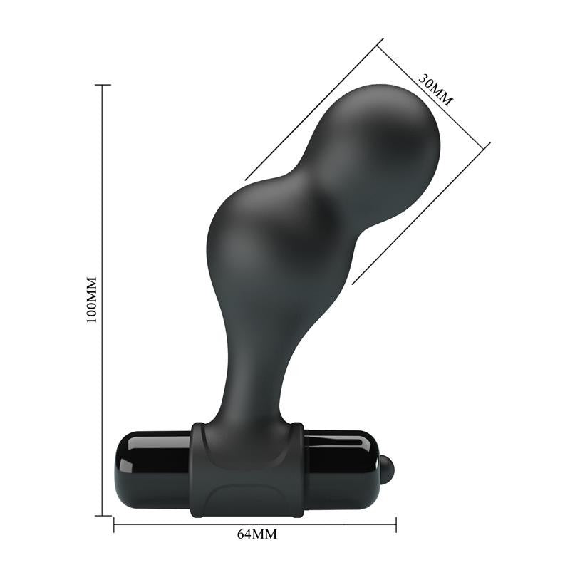 Plug Anale Vibrante 10 cm Bubble