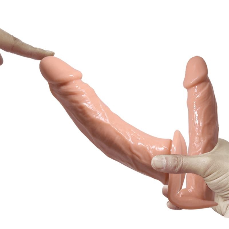 Strap-on Doppio Realistico 18 cm Ultra